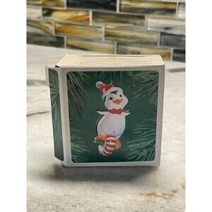 Vintage Hallmark Peppermint Penguin 1983 Classic Keepsake Ornament In Box